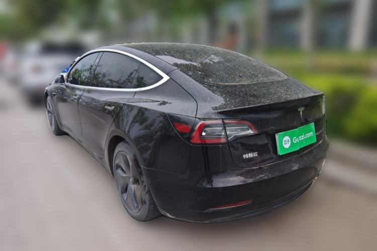 Used Tesla Model 3 2020 Refreshed Version Long-Range Rear-Wheel Drive Rear Left 45 Deg