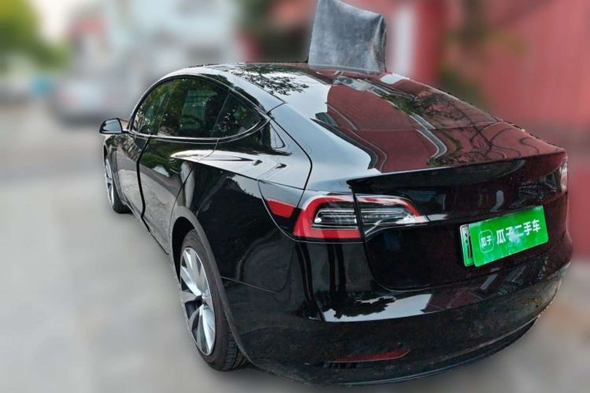 Used Tesla Model 3 2020 Revised Version Standard Range Rear-Wheel Drive – Upgraded Edition Rear Left 45 Deg