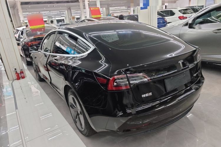 Used Tesla Model 3 2020 Refreshed Version Long-Range Rear-Wheel Drive Rear Left 45 Deg