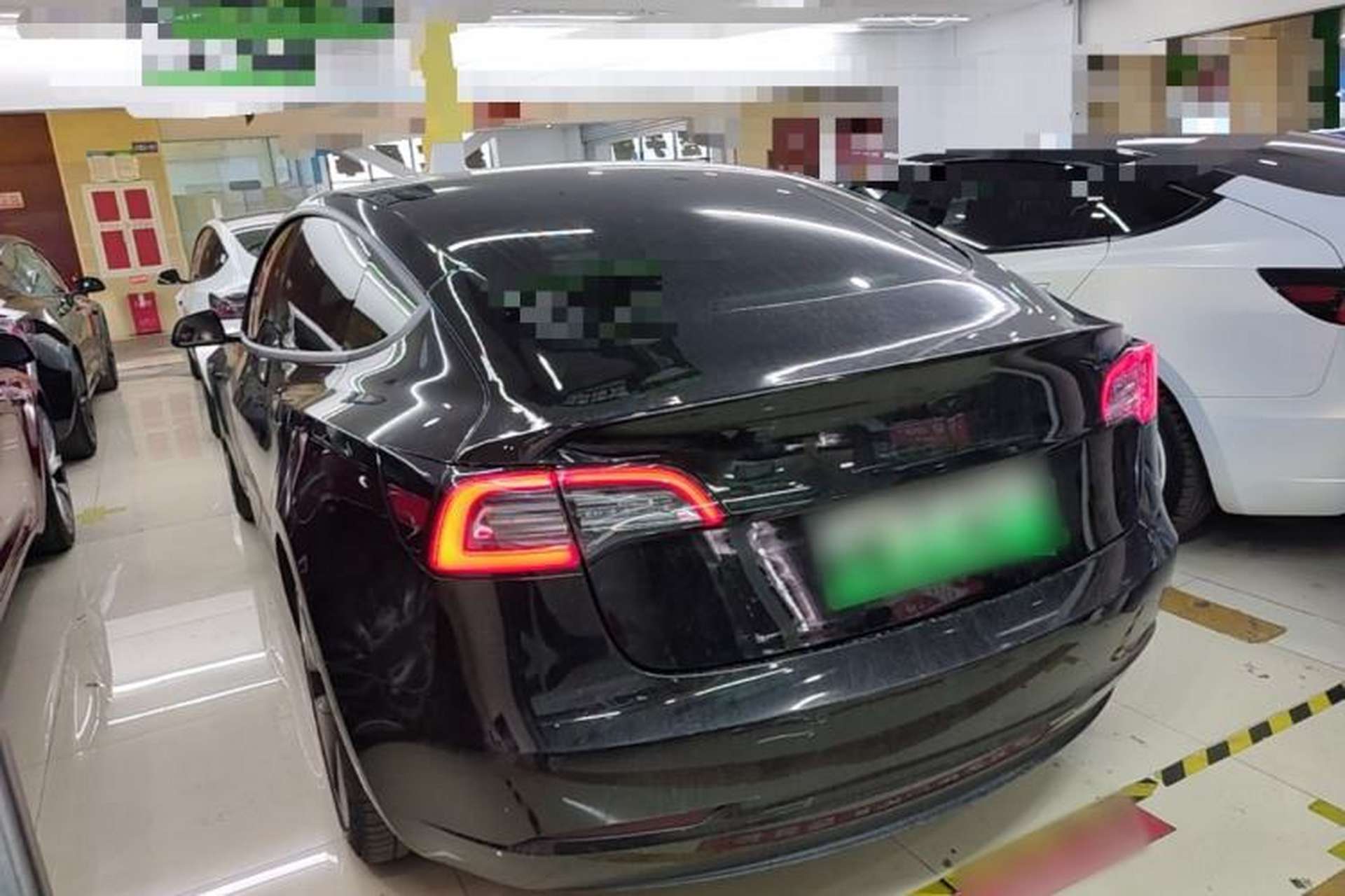 Used Tesla Model 3 2020 Standard Range Rear-Wheel Drive Upgraded Version Rear Left 45 Deg