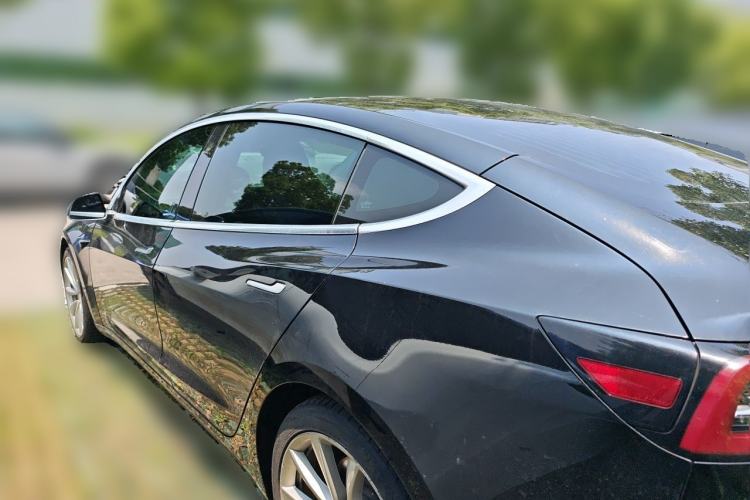 Used Tesla Model 3 2020 Refreshed Version Long-Range Rear-Wheel Drive Rear Left 45 Deg
