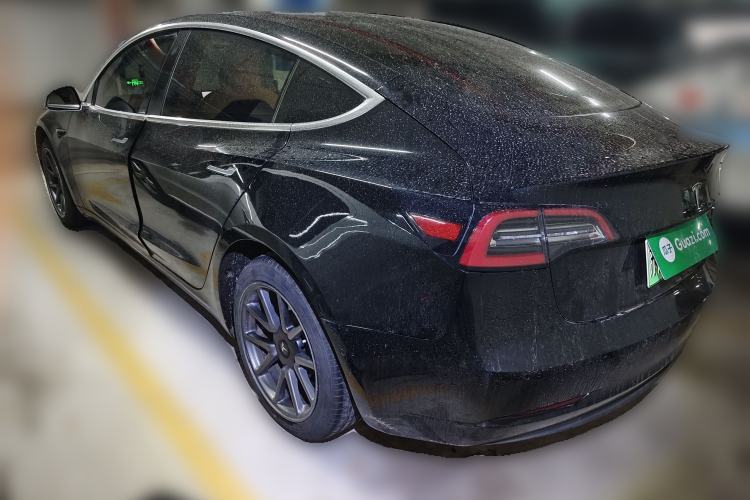 Used Tesla Model 3 2020 Standard Range Rear-Wheel Drive Upgraded Version Rear Left 45 Deg