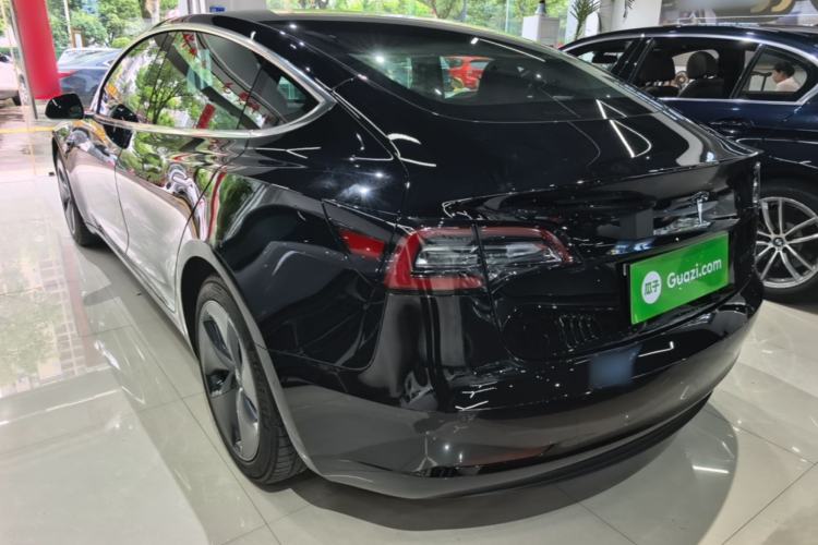 Used Tesla Model 3 2020 Standard Range Rear-Wheel Drive Upgraded Version Rear Left 45 Deg