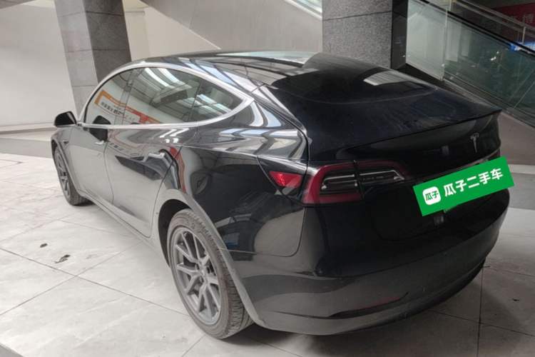Used Tesla Model 3 2020 Standard Range Rear-Wheel Drive Upgraded Version Rear Left 45 Deg