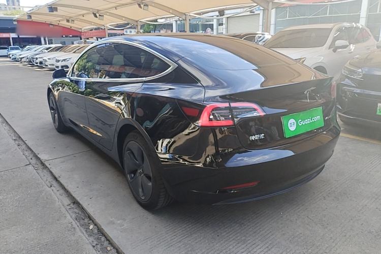 Used Tesla Model 3 2020 Standard Range Rear-Wheel Drive Upgraded Version Rear Left 45 Deg