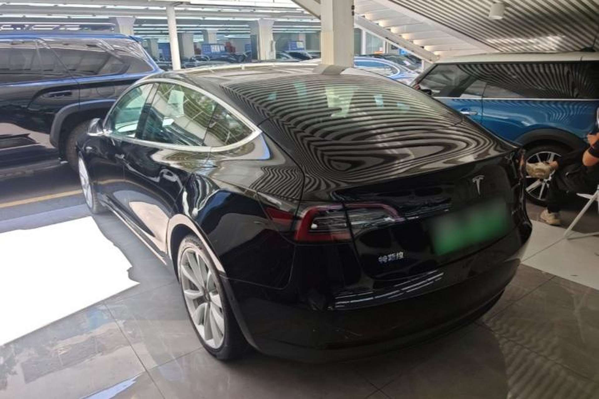 Used Tesla Model 3 2020 Standard Range Rear-Wheel Drive Upgraded Version Rear Left 45 Deg