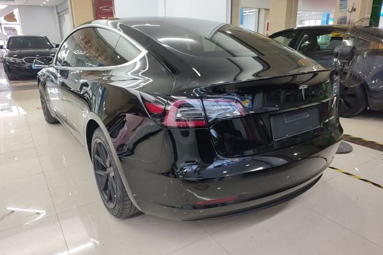 Used Tesla Model 3 2020 Standard Range Rear-Wheel Drive Upgraded Version Rear Left 45 Deg