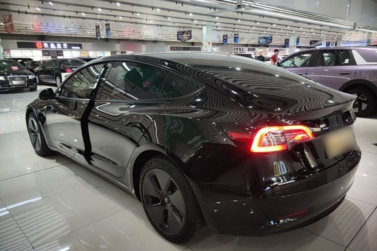Used Tesla Model 3 2020 Refreshed Version Long-Range Rear-Wheel Drive Rear Left 45 Deg