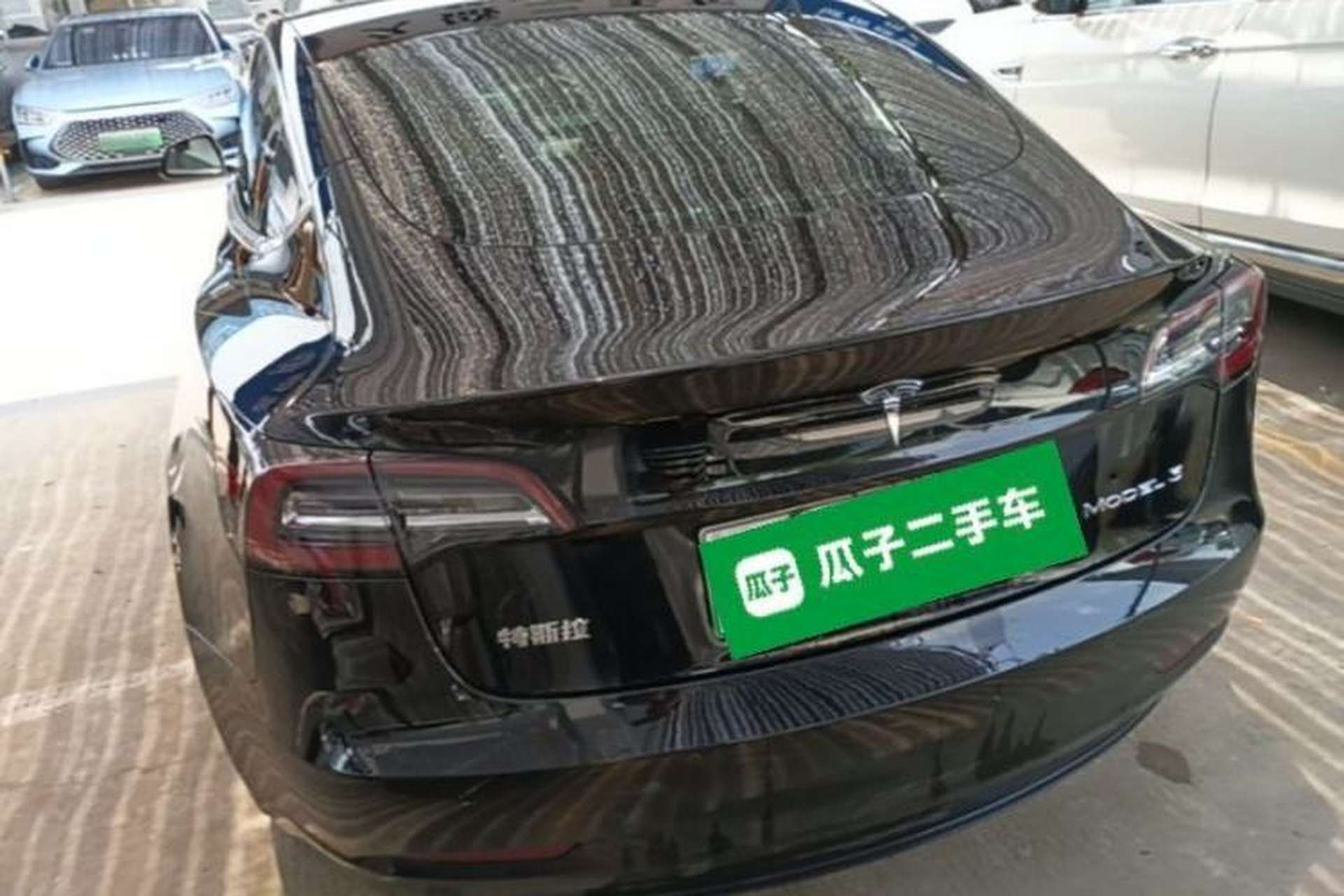 Used Tesla Model 3 2020 Refreshed Version Long-Range Rear-Wheel Drive Rear Left 45 Deg