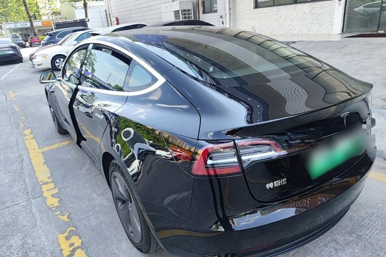 Used Tesla Model 3 2020 Standard Range Rear-Wheel Drive Upgraded Version Rear Left 45 Deg