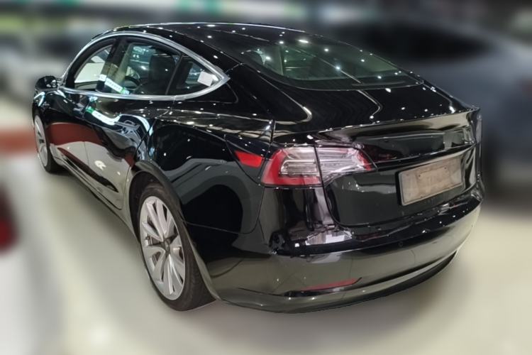 Used Tesla Model 3 2020 Refreshed Version Long-Range Rear-Wheel Drive Rear Left 45 Deg