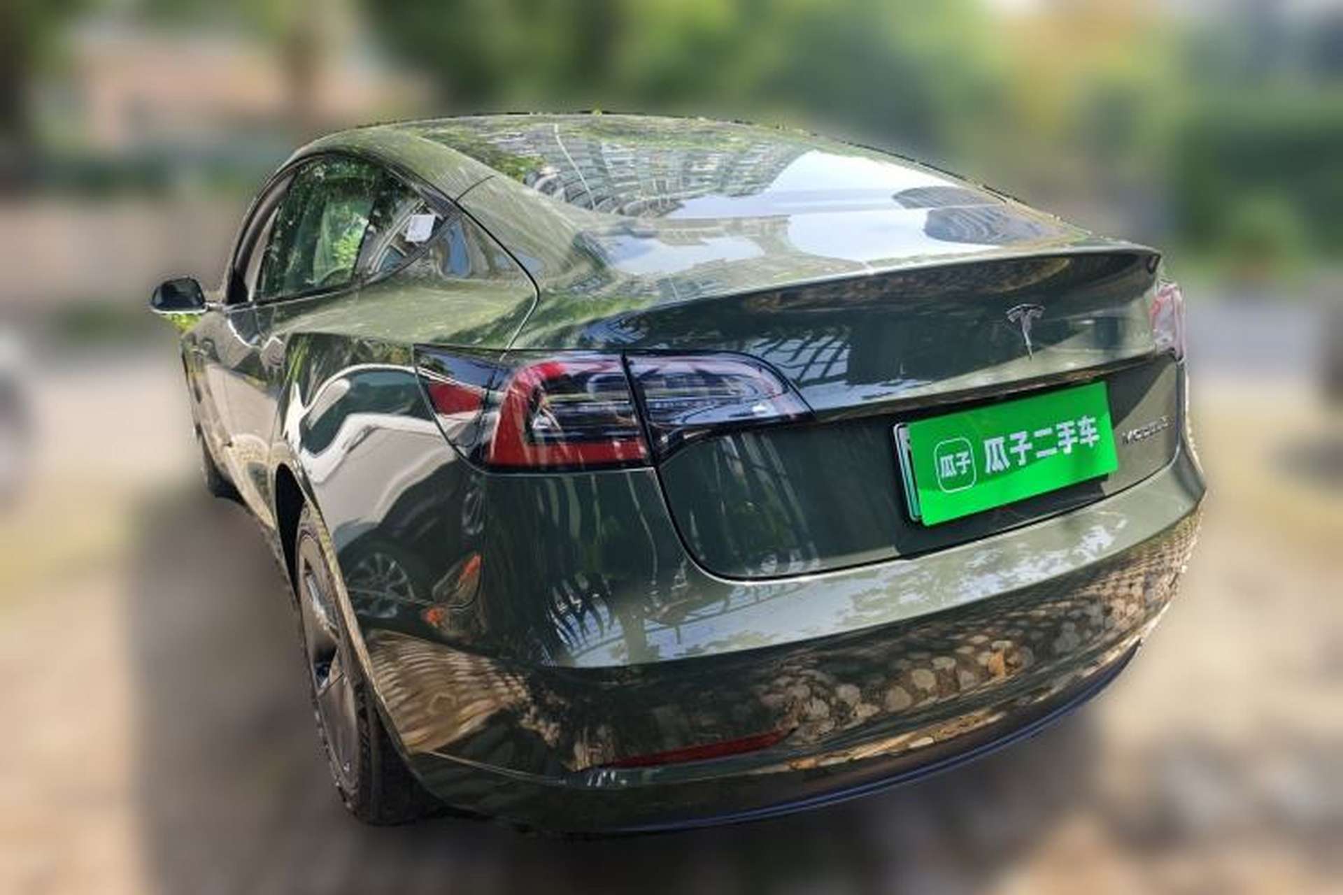 Used Tesla Model 3 2020 Revised Version Standard Range Rear-Wheel Drive – Upgraded Edition Rear Left 45 Deg
