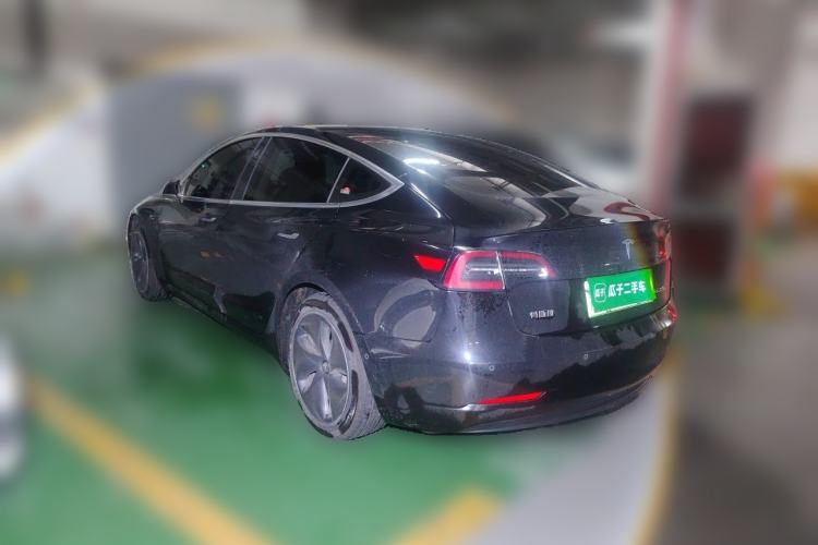 Used Tesla Model 3 2020 Refreshed Version Long-Range Rear-Wheel Drive Rear Left 45 Deg