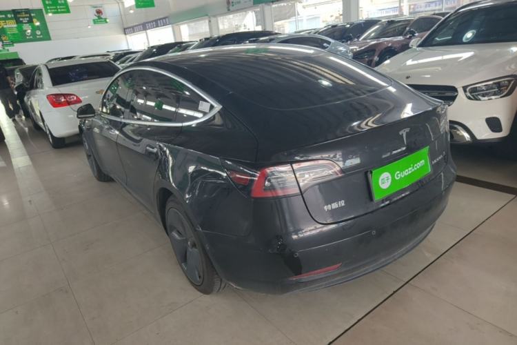 Used Tesla Model 3 2020 Standard Range Rear-Wheel Drive Upgraded Version Rear Left 45 Deg