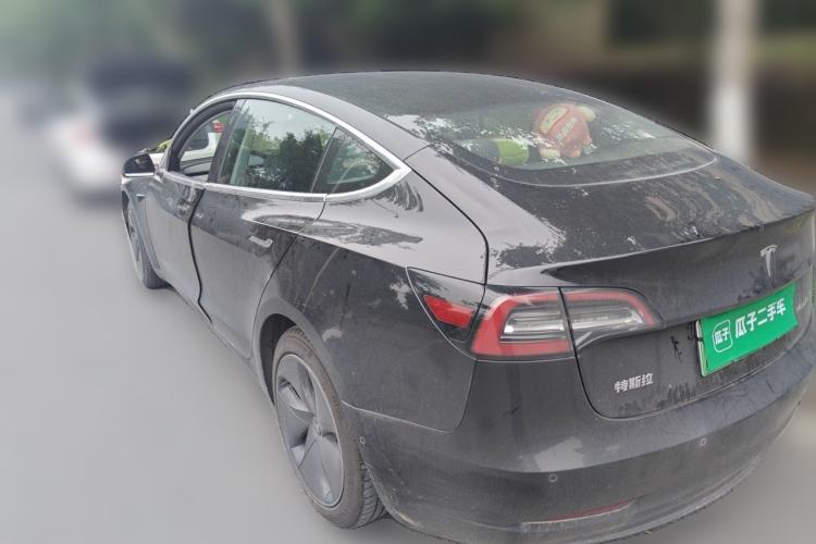 Used Tesla Model 3 2020 Refreshed Version Long-Range Rear-Wheel Drive Rear Left 45 Deg