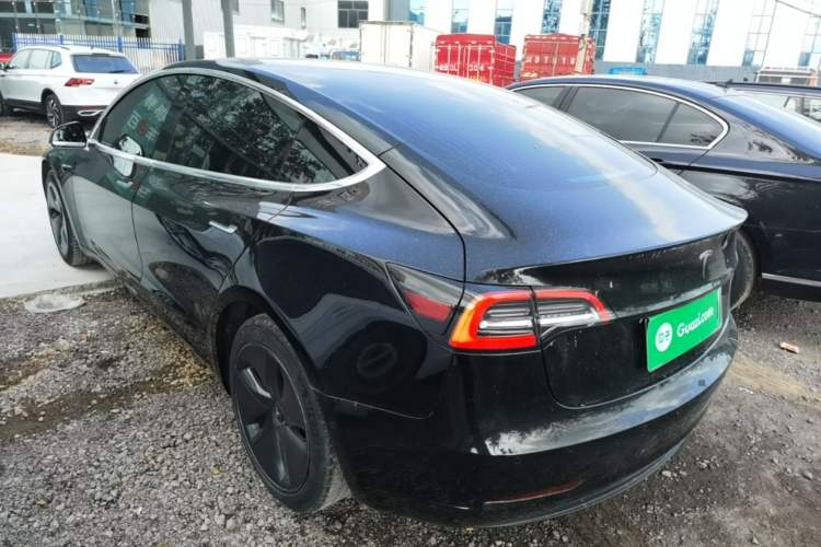 Used Tesla Model 3 2020 Revised Version Standard Range Rear-Wheel Drive – Upgraded Edition Rear Left 45 Deg