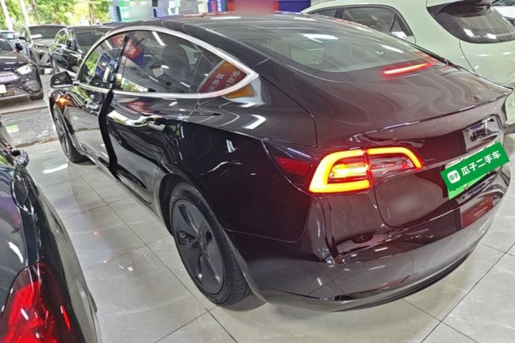 Used Tesla Model 3 2020 Standard Range Rear-Wheel Drive Upgraded Version Rear Left 45 Deg