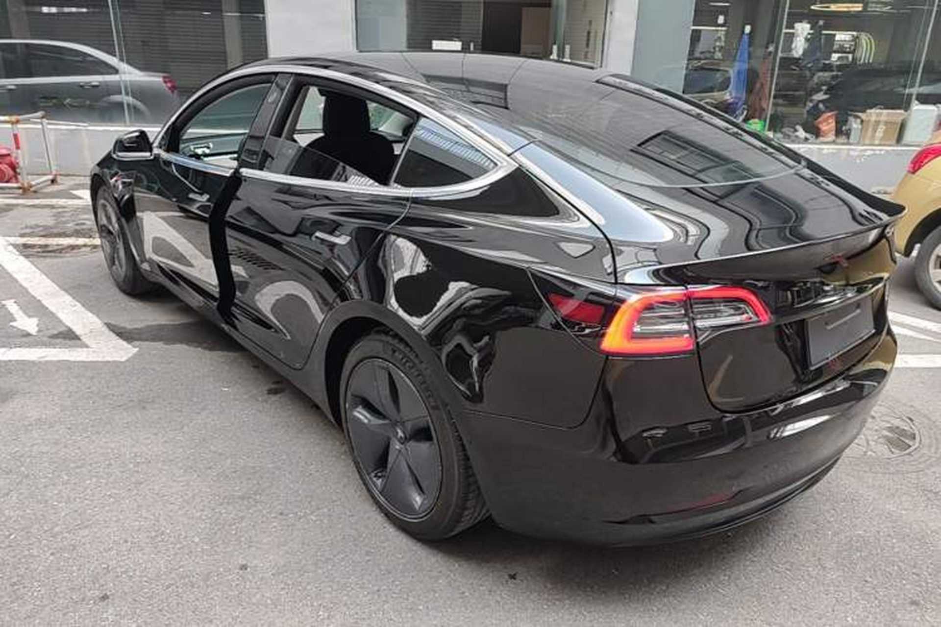 Used Tesla Model 3 2020 Revised Version Standard Range Rear-Wheel Drive – Upgraded Edition Rear Left 45 Deg