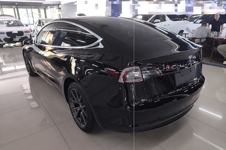 Used Tesla Model 3 2020 Refreshed Version Long-Range Rear-Wheel Drive Rear Left 45 Deg