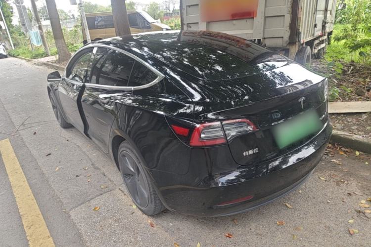 Used Tesla Model 3 2020 Standard Range Rear-Wheel Drive Upgraded Version Rear Left 45 Deg
