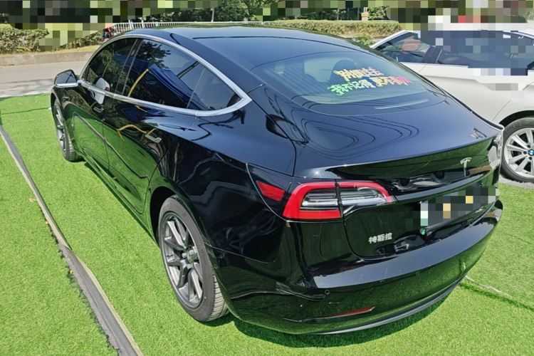 Used Tesla Model 3 2020 Standard Range Rear-Wheel Drive Upgraded Version Rear Left 45 Deg