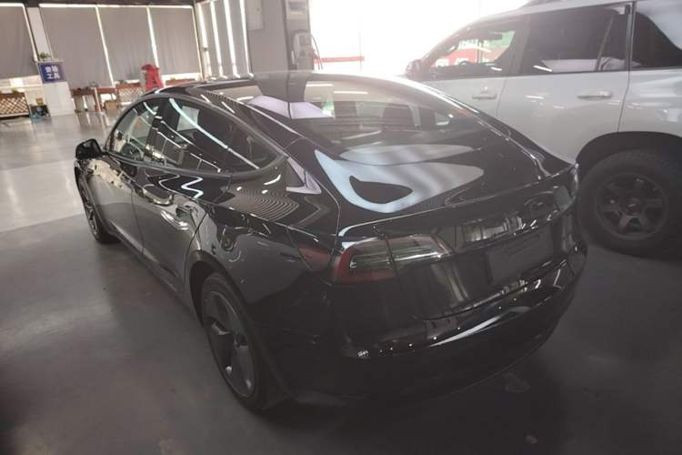 Used Tesla Model 3 2020 Revised Version Standard Range Rear-Wheel Drive – Upgraded Edition Rear Left 45 Deg