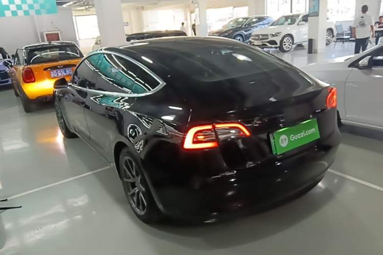 Used Tesla Model 3 2020 Standard Range Rear-Wheel Drive Upgraded Version Rear Left 45 Deg