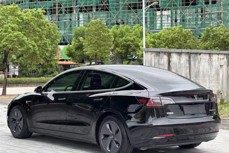 Used Tesla Model 3 2020 Revised Version Standard Range Rear-Wheel Drive – Upgraded Edition Rear Left 45 Deg
