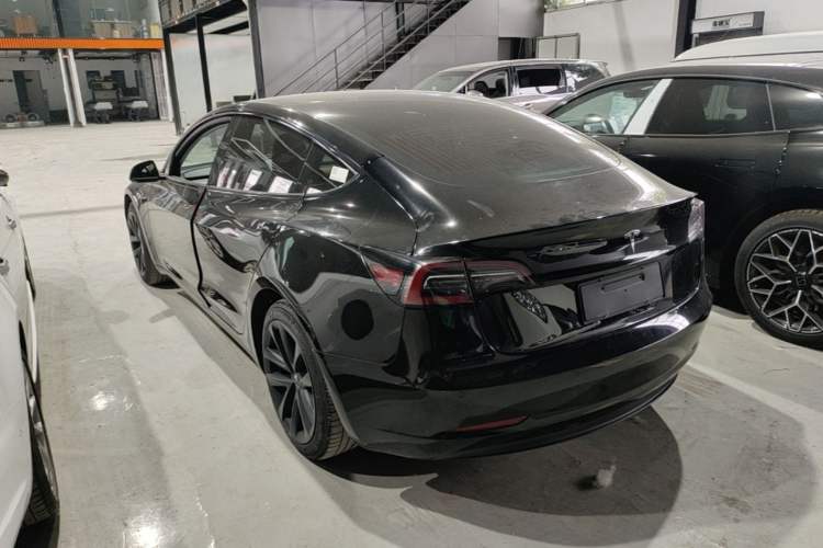 Used Tesla Model 3 2020 Refreshed Version Long-Range Rear-Wheel Drive Rear Left 45 Deg