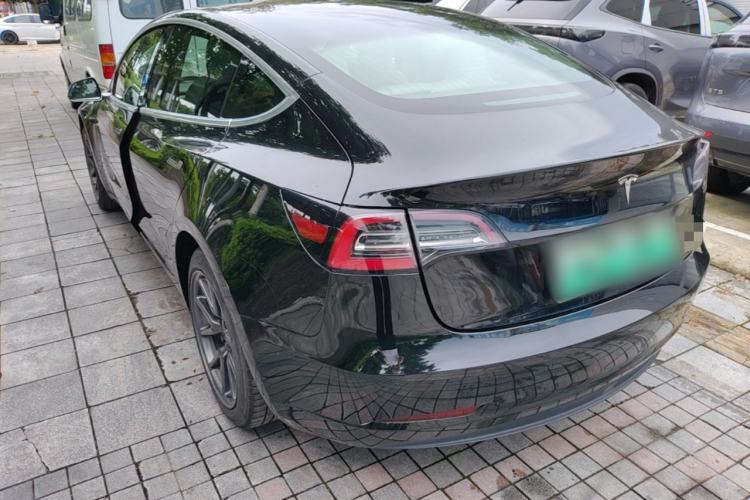 Used Tesla Model 3 2020 Refreshed Version Long-Range Rear-Wheel Drive Rear Left 45 Deg