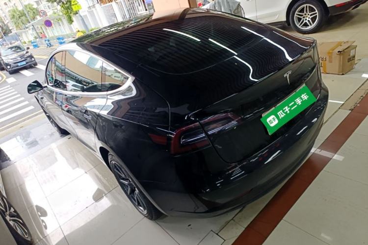 Used Tesla Model 3 2020 Standard Range Rear-Wheel Drive Upgraded Version Rear Left 45 Deg
