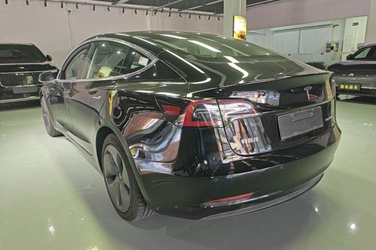 Used Tesla Model 3 2020 Revised Version Standard Range Rear-Wheel Drive – Upgraded Edition Rear Left 45 Deg