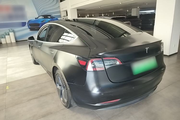 Used Tesla Model 3 2020 Refreshed Version Long-Range Rear-Wheel Drive Rear Left 45 Deg