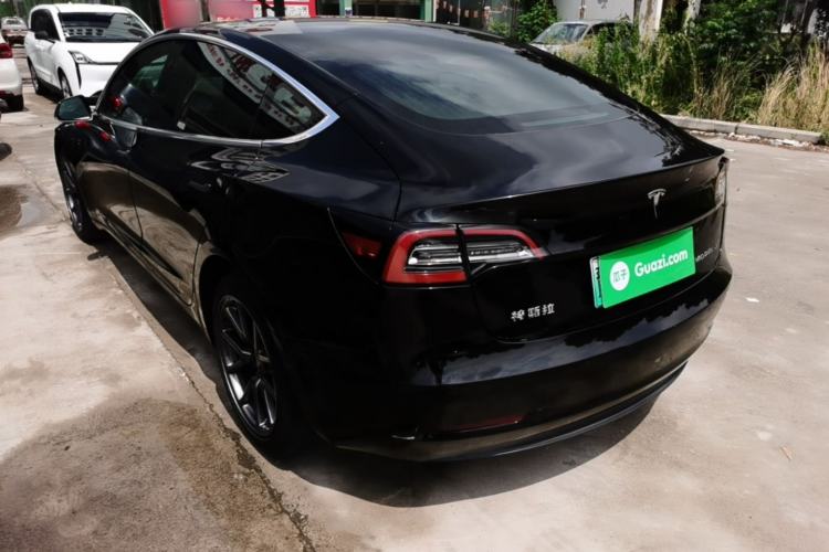 Used Tesla Model 3 2020 Standard Range Rear-Wheel Drive Upgraded Version Rear Left 45 Deg