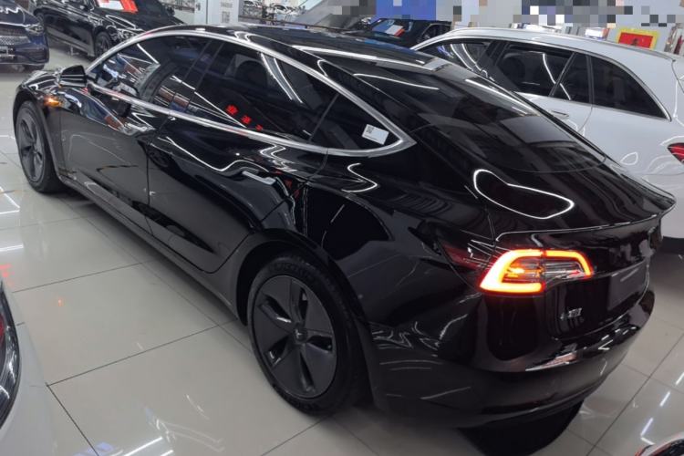 Used Tesla Model 3 2020 Standard Range Rear-Wheel Drive Upgraded Version Rear Left 45 Deg
