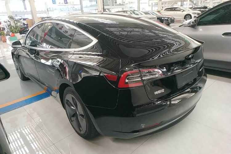 Used Tesla Model 3 2020 Standard Range Rear-Wheel Drive Upgraded Version Rear Left 45 Deg