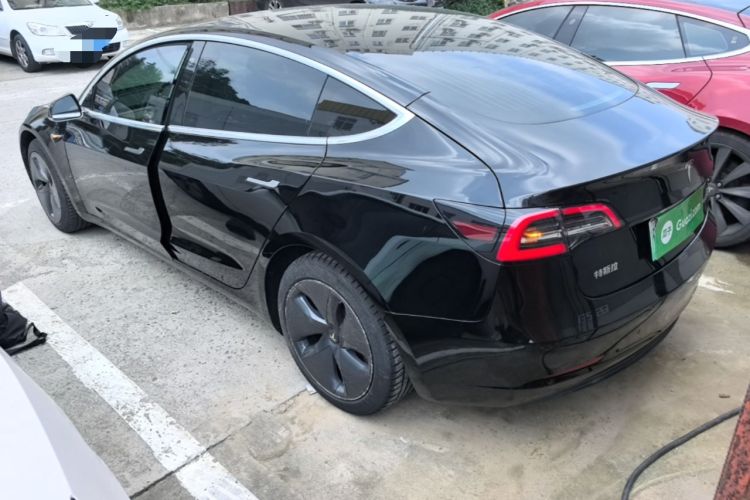Used Tesla Model 3 2020 Standard Range Rear-Wheel Drive Upgraded Version Rear Left 45 Deg