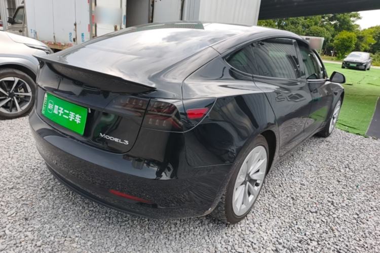 Used Tesla Model 3 2020 Standard Range Rear-Wheel Drive Upgraded Version Rear Right 45 Deg