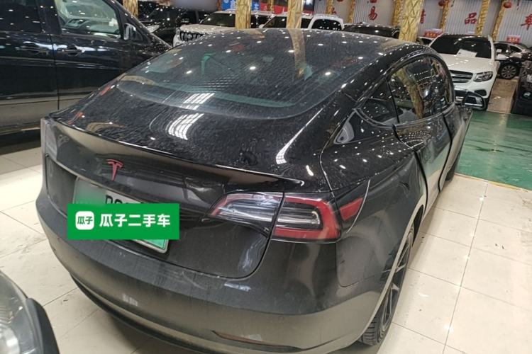 Used Tesla Model 3 2020 Standard Range Rear-Wheel Drive Upgraded Version Rear Right 45 Deg