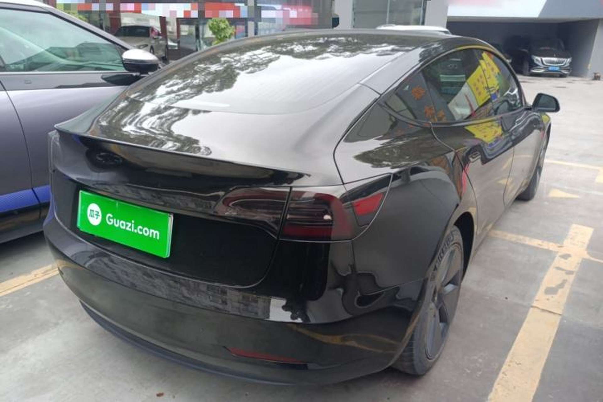 Used Tesla Model 3 2020 Refreshed Version Long-Range Rear-Wheel Drive Rear Right 45 Deg