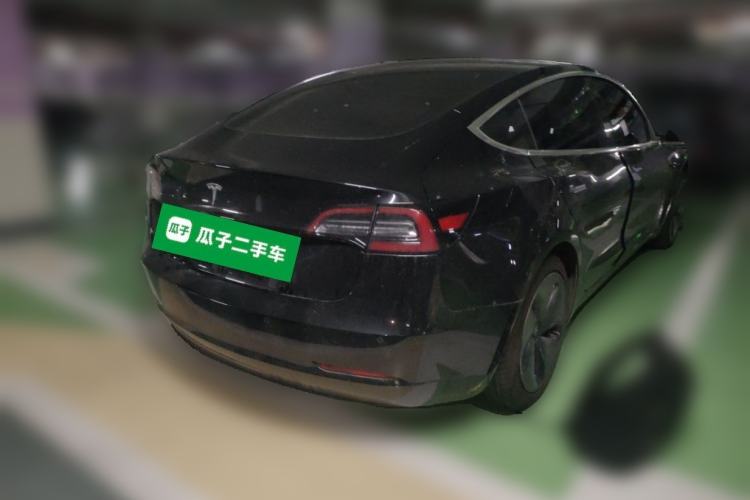 Used Tesla Model 3 2020 Refreshed Version Long-Range Rear-Wheel Drive Rear Right 45 Deg