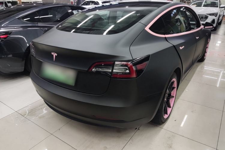 Used Tesla Model 3 2020 Standard Range Rear-Wheel Drive Upgraded Version Rear Right 45 Deg
