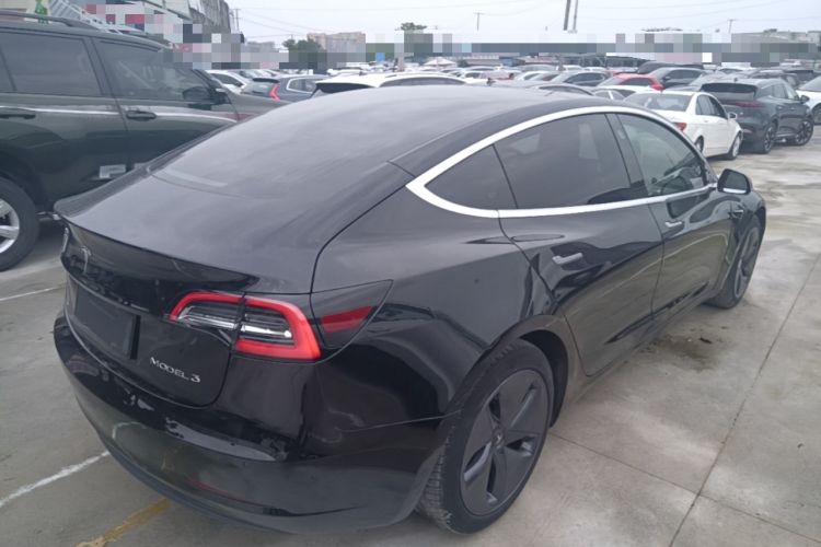 Used Tesla Model 3 2020 Standard Range Rear-Wheel Drive Upgraded Version Rear Right 45 Deg