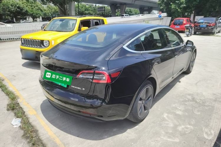 Used Tesla Model 3 2020 Standard Range Rear-Wheel Drive Upgraded Version Rear Right 45 Deg