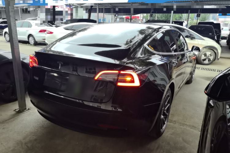 Used Tesla Model 3 2020 Refreshed Version Long-Range Rear-Wheel Drive Rear Right 45 Deg