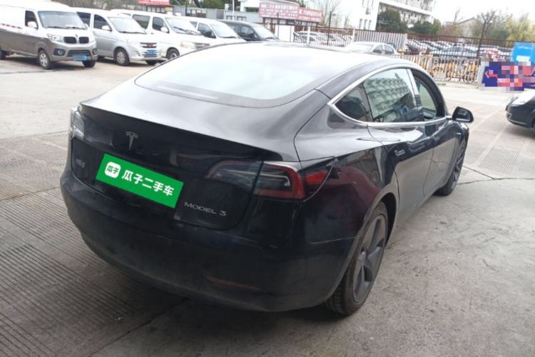 Used Tesla Model 3 2020 Standard Range Rear-Wheel Drive Upgraded Version Rear Right 45 Deg