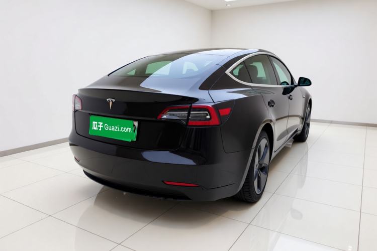 Used Tesla Model 3 2020 Standard Range Rear-Wheel Drive Upgraded Version Rear Right 45 Deg