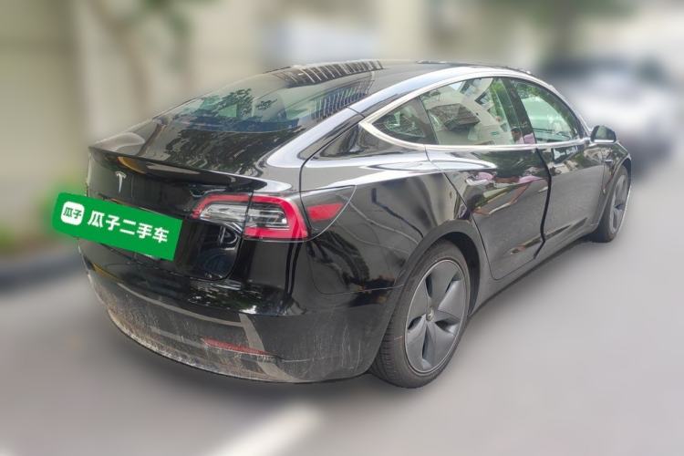 Used Tesla Model 3 2020 Standard Range Rear-Wheel Drive Upgraded Version Rear Right 45 Deg
