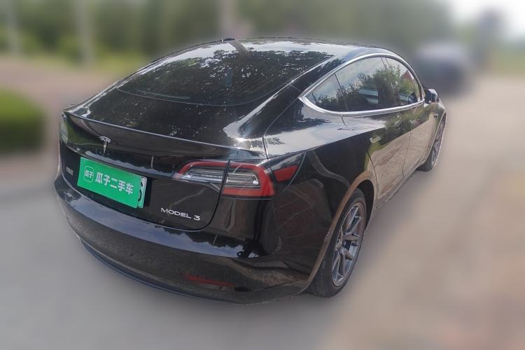 Used Tesla Model 3 2020 Standard Range Rear-Wheel Drive Upgraded Version Rear Right 45 Deg