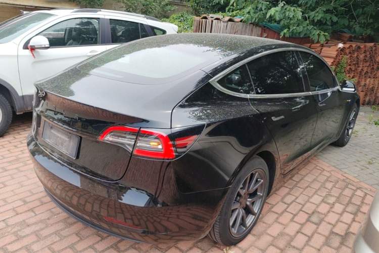 Used Tesla Model 3 2020 Refreshed Version Long-Range Rear-Wheel Drive Rear Right 45 Deg